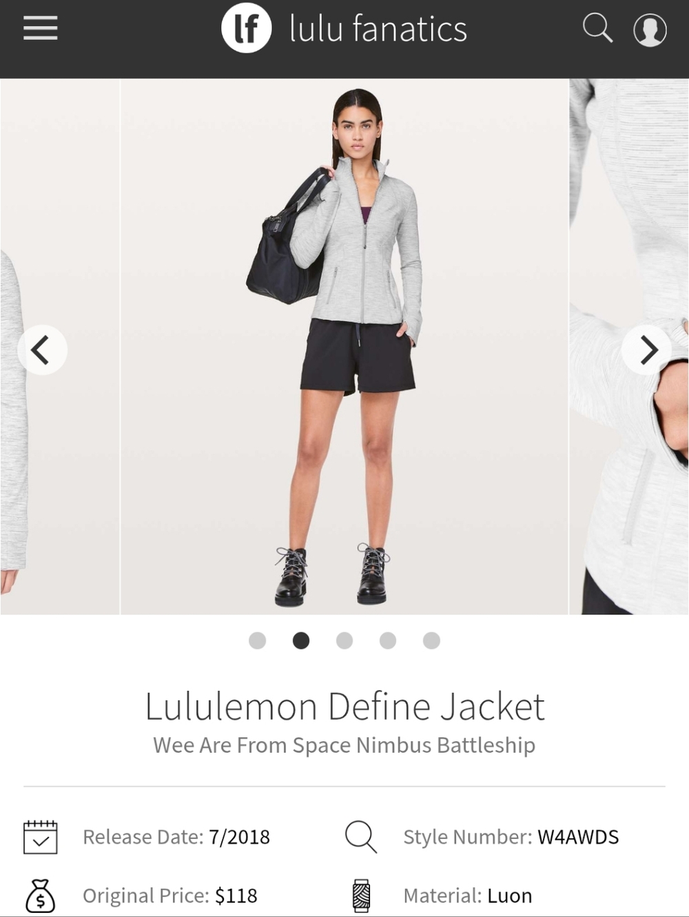 lululemon Define Jacket Luon